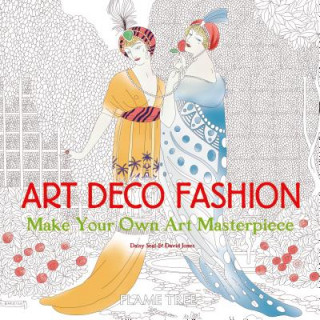 Книга Art Deco Fashion (Art Colouring Book) Daisy Seal