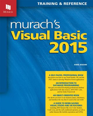 Carte Murachs Visual Basic 2015 Anne Boehm