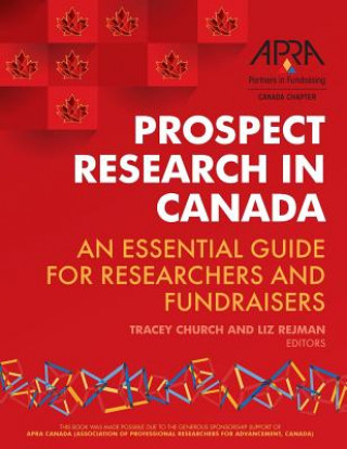 Livre PROSPECT RESEARCH IN CANADA Tracey Church