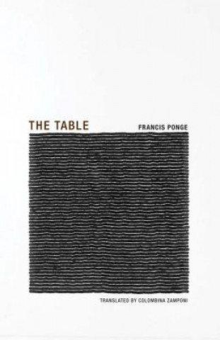 Carte TABLE Francis Ponge