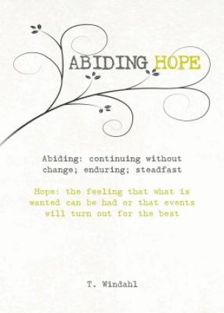 Kniha ABIDING HOPE Tamara Windahl