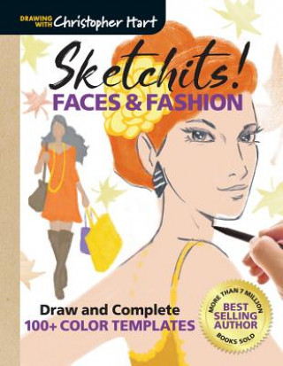 Книга Sketchits! Faces & Fashion Christopher Hart