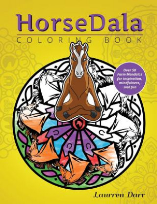 Książka HorseDala Coloring Book Laurren Darr