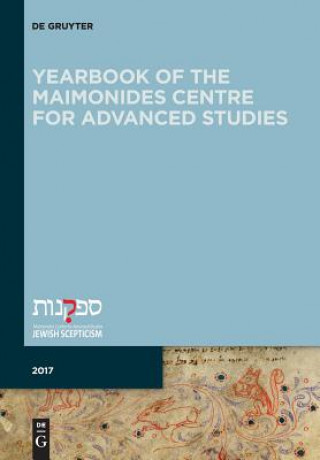 Kniha Yearbook of the Maimonides Centre for Advanced Studies. 2017 Bill Rebiger