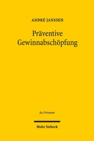 Książka Praventive Gewinnabschoepfung André Janssen