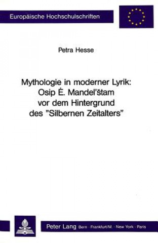 Βιβλίο Mythologie in moderner Lyrik Petra Hesse