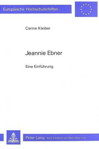 Könyv Jeannie Ebner Carine Kleiber