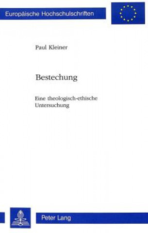 Kniha Bestechung Paul Kleiner