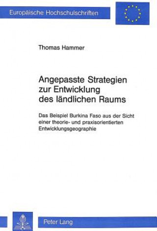 Kniha Angepasste Strategien zur Entwicklung des laendlichen Raums Thomas Hammer