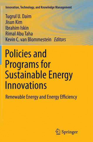 Книга Policies and Programs for Sustainable Energy Innovations Tugrul U. Daim