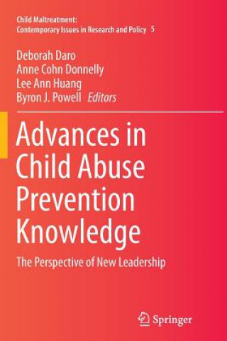 Książka Advances in Child Abuse Prevention Knowledge Anne Cohn Donnelly