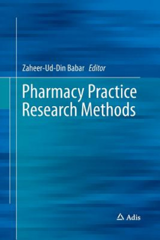 Kniha Pharmacy Practice Research Methods Zaheer-Ud-Din Babar