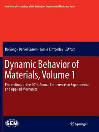 Kniha Dynamic Behavior of Materials, Volume 1 Daniel Casem