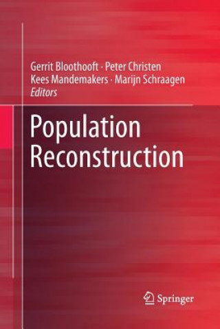 Kniha Population Reconstruction Gerrit Bloothooft