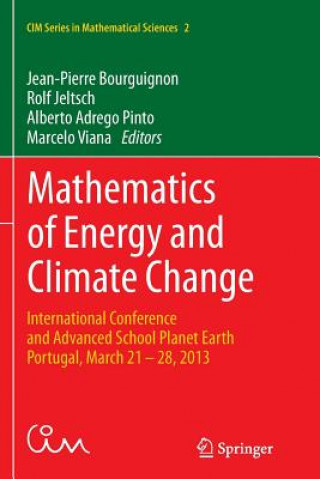 Kniha Mathematics of Energy and Climate Change Jean-Pierre Bourguignon