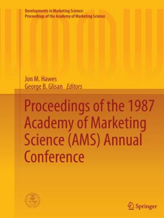 Kniha Proceedings of the 1987 Academy of Marketing Science (AMS) Annual Conference George B. Glisan