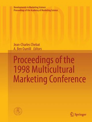 Kniha Proceedings of the 1998 Multicultural Marketing Conference Jean-Charles Chebat