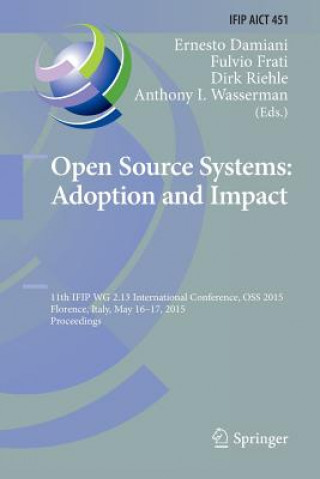 Kniha Open Source Systems: Adoption and Impact Ernesto Damiani