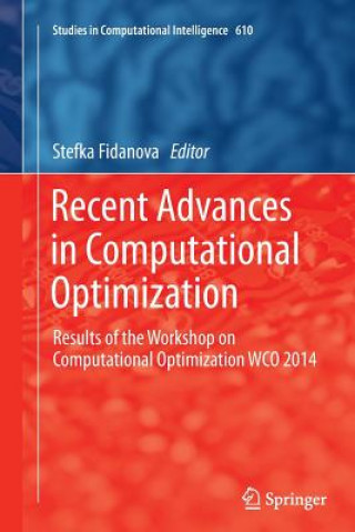 Kniha Recent Advances in Computational Optimization Stefka Fidanova