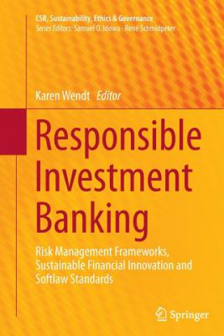 Kniha Responsible Investment Banking Karen Wendt