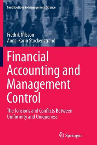 Kniha Financial Accounting and Management Control Fredrik Nilsson