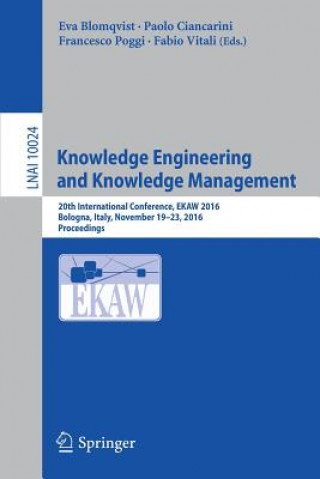 Kniha Knowledge Engineering and Knowledge Management Eva Blomqvist