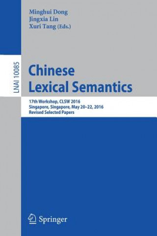Buch Chinese Lexical Semantics Minghui Dong
