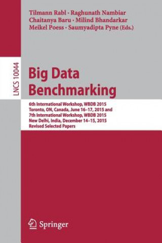 Book Big Data Benchmarking Tilmann Rabl