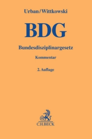 Книга Bundesdisziplinargesetz (BDG), Kommentar Richard Urban