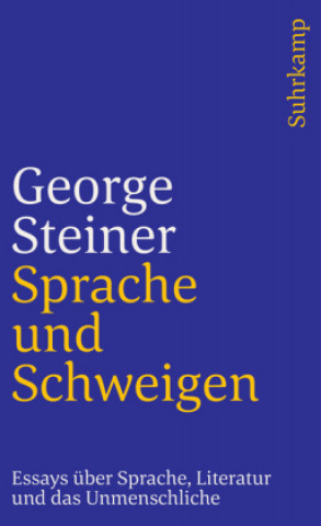 Carte Sprache und Schweigen George Steiner