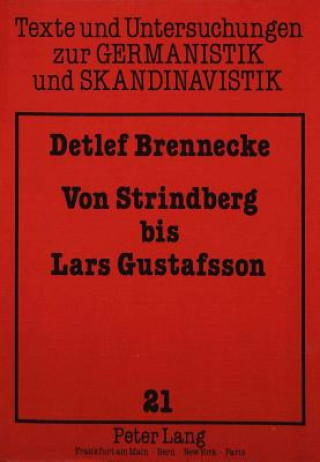 Kniha Von Strindberg bis Lars Gustafsson Detlef Brennecke