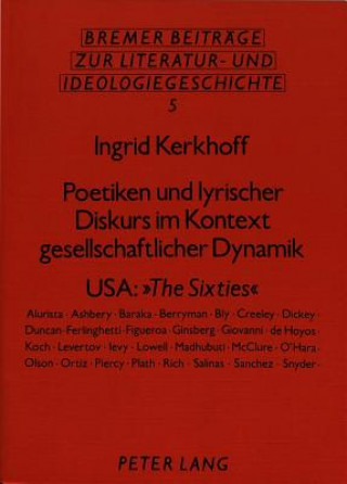 Carte Poetiken und lyrischer Diskurs im Kontext gesellschaftlicher Dynamik Ingrid Kerkhoff