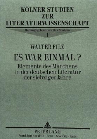Libro Es war einmal? Walter Filz