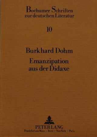 Knjiga Emanzipation aus der Didaxe Burkhard Dohm