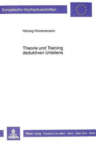 Kniha Theorie und Training deduktiven Urteilens Herwig Hinnersmann