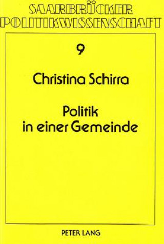 Knjiga Politik in einer Gemeinde Christina Schirra