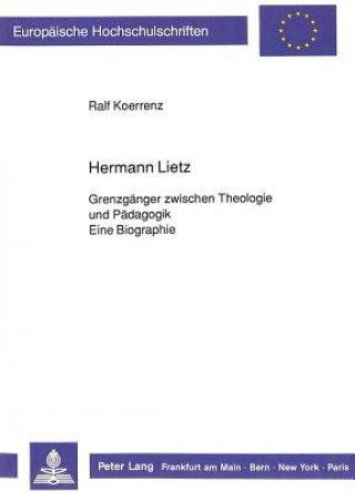 Könyv Hermann Lietz Ralf Koerrenz