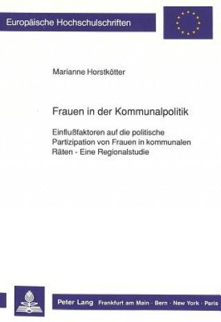 Kniha Frauen in der Kommunalpolitik Marianne Horstkötter