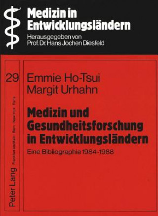 Könyv Medizin und Gesundheitsforschung in Entwicklungslaendern Hans Jochen Diesfeld