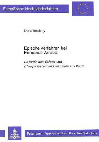 Könyv Epische Verfahren bei Fernando Arrabal Doris Studeny