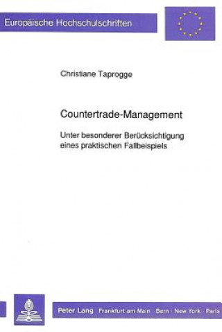 Kniha Countertrade-Management Christiane Taprogge-Langer