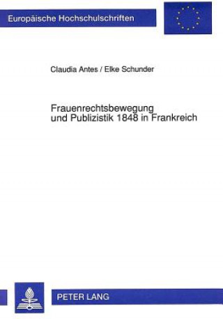 Carte Frauenrechtsbewegung Und Publizistik 1848 in Frankreich Claudia Antes