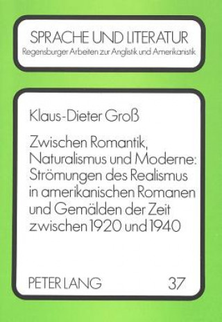 Kniha Zwischen Romantik, Naturalismus und Moderne: Stroemungen des Realismus in amerikanischen Romanen und Gemaelden der Zeit zwischen 1920 und 1940 Klaus Dieter Gross