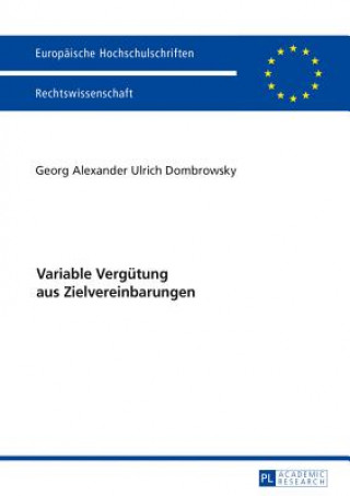 Kniha Variable Verguetung Aus Zielvereinbarungen Alexander Dombrowsky