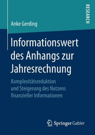 Carte Informationswert Des Anhangs Zur Jahresrechnung Anke Gerding