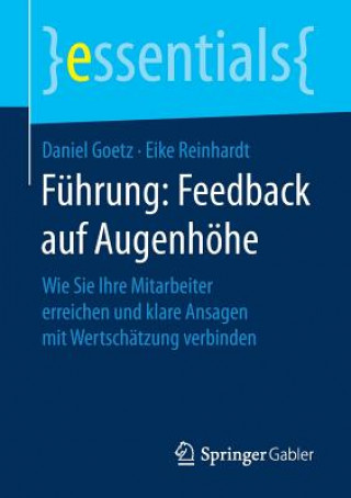 Book Fuhrung: Feedback auf Augenhoehe Daniel Goetz