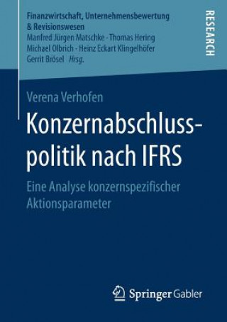 Könyv Konzernabschlusspolitik Nach Ifrs Verena Verhofen