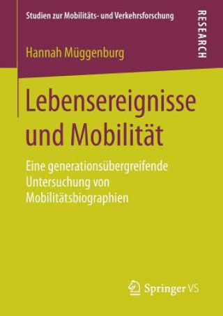 Книга Lebensereignisse Und Mobilitat Hannah Müggenburg