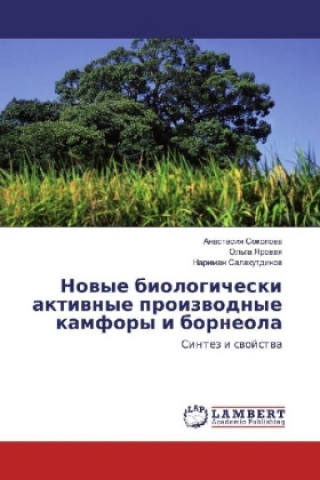 Kniha Novye biologicheski aktivnye proizvodnye kamfory i borneola Anastasiya Sokolova