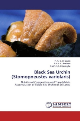 Libro Black Sea Urchin (Stomopneustes variolaris) H. K. S. de Zoysa